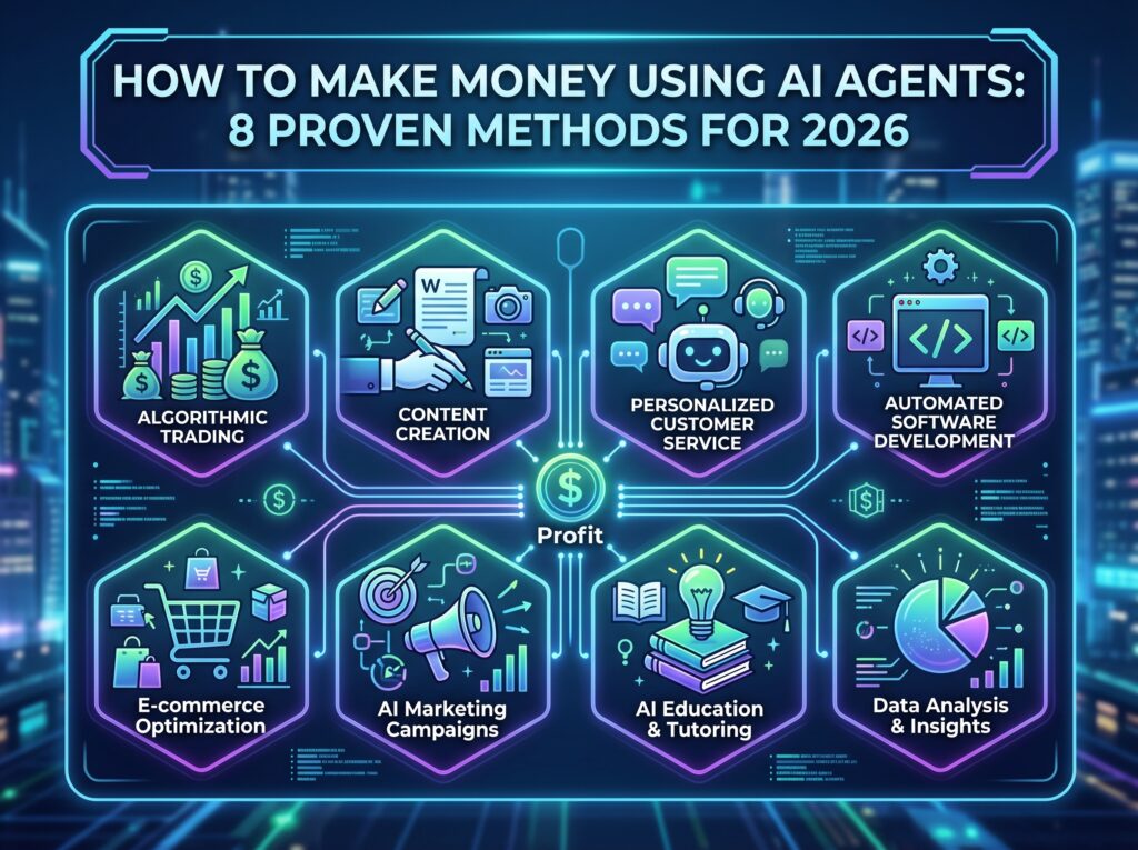 How to Make Money Using AI Agents: 8 Proven Methods for 2026